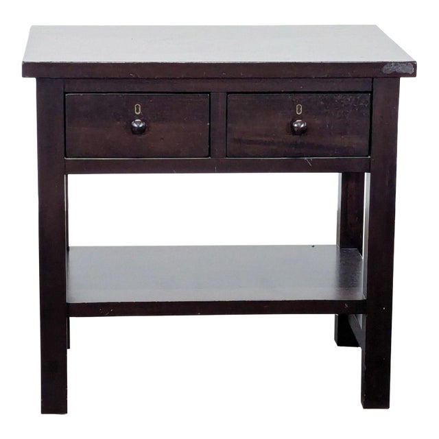 Pottery Barn Farmhouse Bedside Table For Sale