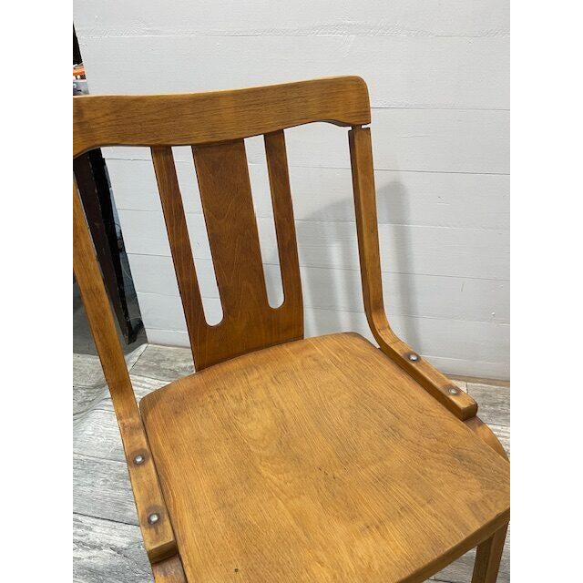 Vintage Wooden Chair from TON For Sale - Image 3 of 6