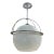 1960s Frosted Glass Pendant Lamp in Vico Magistretti Style Mid Century Modern For Sale