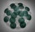 Glass Art Deco Murano Glass Transparent and Green Chandelier, 2000 For Sale - Image 7 of 10