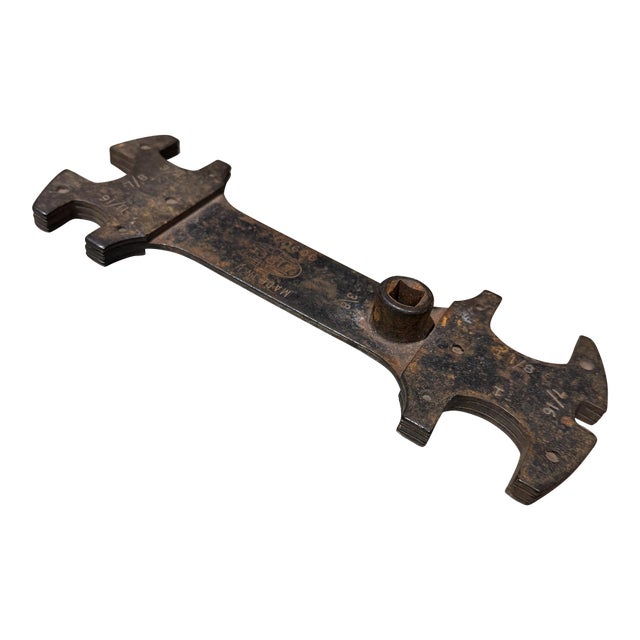 Vintage Airco Multi-Head Welding Tank Valve Wrench For Sale