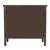Lennon 34 in. W Rectangular Wood 3 Drawer Rounded Leg Dresser, Soft Brown For Sale In Chicago - Image 6 of 8