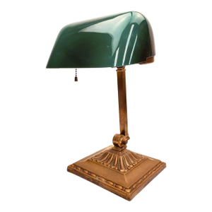 Vintage McFaddin & Co. Emeralite Bankers Desk Lamp No. 8734
