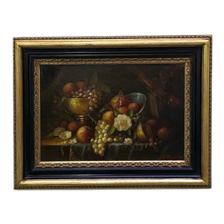 Massimo Reggiani, Italian Still Life, 2007, Oil on Canvas, Framed For Sale