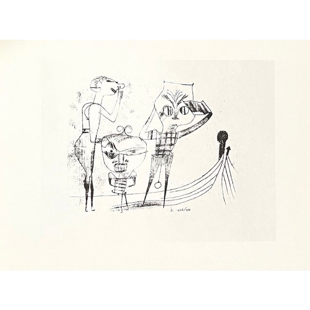 Artist: Paul Klee Country: Switzerland / Germany Title: Vulgar Comedy – 1922 Medium: Engraving – 32 printed: 1947 by...