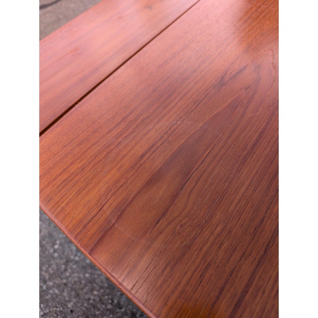 Vintage Danish Modern Niels Bach Teak Elevator Coffee Dining Table Made in Denmark For Sale - Image 10 of 12