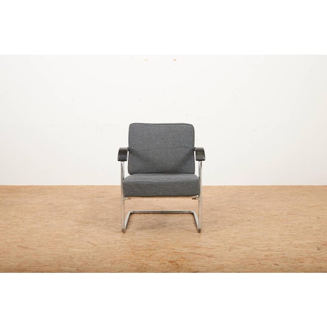 Model 1435 Cantilever Chair in Chrome-Plated Tubular Steel, 1930 For Sale - Image 13 of 13