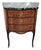 Antique French Louis XV Style Bronze & Inlaid Verde Marble Top Nighstand Chest For Sale - Image 9 of 14