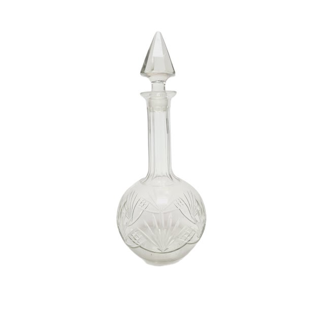 Art Deco Crystal Carafe, Germany, 1900s For Sale - Image 11 of 16