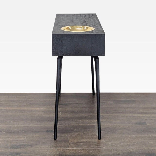 Modern Cb2 Retro Console Table For Sale - Image 3 of 7