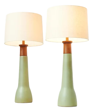 1950s Stoneware Table Lamps by Gordon & Jane Martz - a Pair
