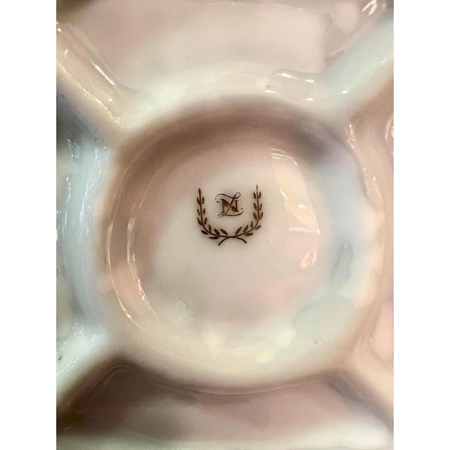 Cream Art Deco Porcelain Girl with Ball Figurine from Neuendorf, 1930s For Sale - Image 8 of 9