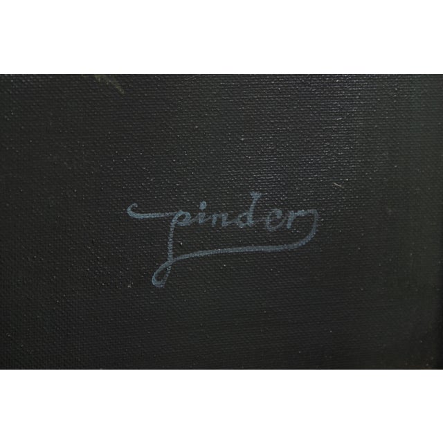 Oil on Canvas Still Life Painting of Fruit Signed by “Pinder” (Signed) For Sale - Image 13 of 14