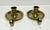 Pair of Vintage Brass Chamberstick Candle Holders For Sale - Image 4 of 5