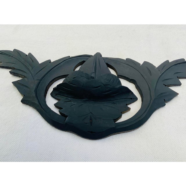 19th C. Hand-Carved Walnut Architectural Fragment For Sale - Image 12 of 18