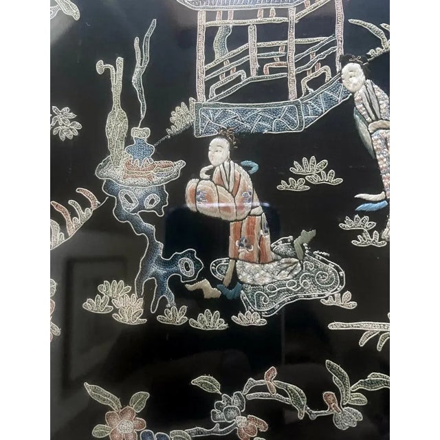 Mid 19th Century Framed Chinese Antique Textile Qing Dynasty Provenance For Sale - Image 10 of 13