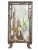 A Baroque silvered and giltwood mirror, Early 18th century; France, The carved wood frame with scroll and acanthus leaf...