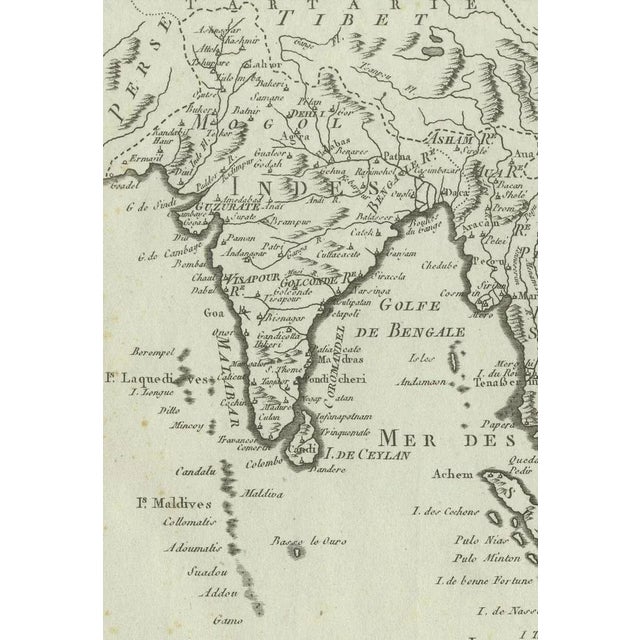 Antique Map of India and the East Indies and the Philippines For Sale - Image 4 of 6