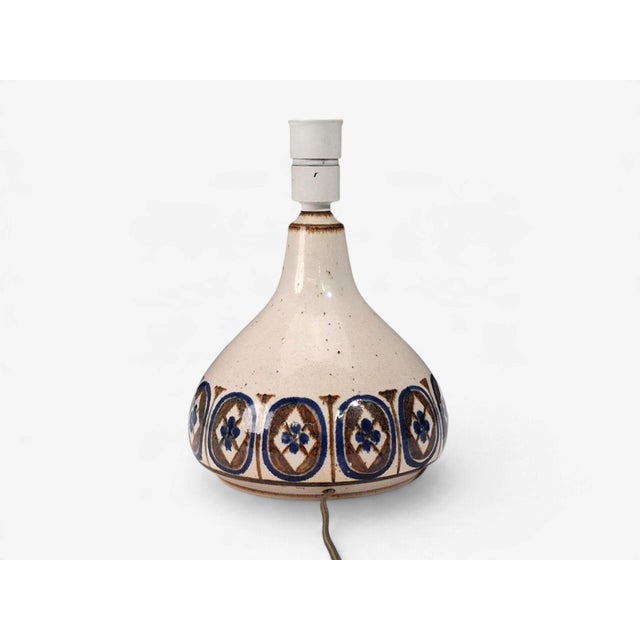 Marianne Starck, Table Lamp, Cream Glazed Ceramic, Denmark, C. 1960s For Sale - Image 10 of 12