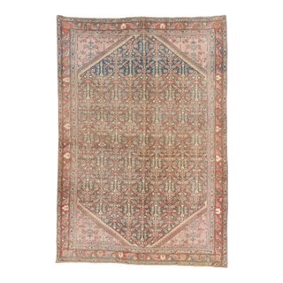 Antique Persian Mahal Rug, 04'03 X 06'03 For Sale