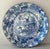 English Antique Early 19th Century English Staffordshire Pearlware Blue & White Transferware Serving Dish With Deer in a Parkland For Sale - Image 3 of 6