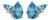 Dainty Swiss Blue Topaz Silver Studs - December Birthstone Studs - Earrings Gift for Woman - A Pair For Sale