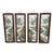 Vintage Chinese Porcelain Landscape Wall Panels, Set of Four For Sale