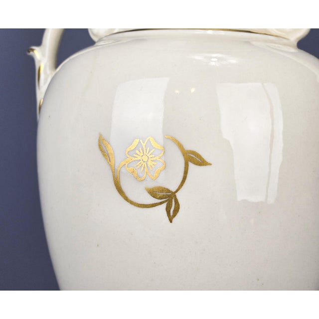 19th Century Old Paris Hand Painted Porcelain Amphora Vase For Sale - Image 9 of 11