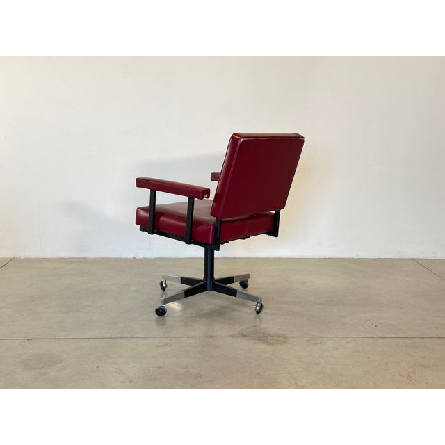 Vintage Swivel Chair and Office Chairs, 1960s, Set of 3 For Sale - Image 9 of 17