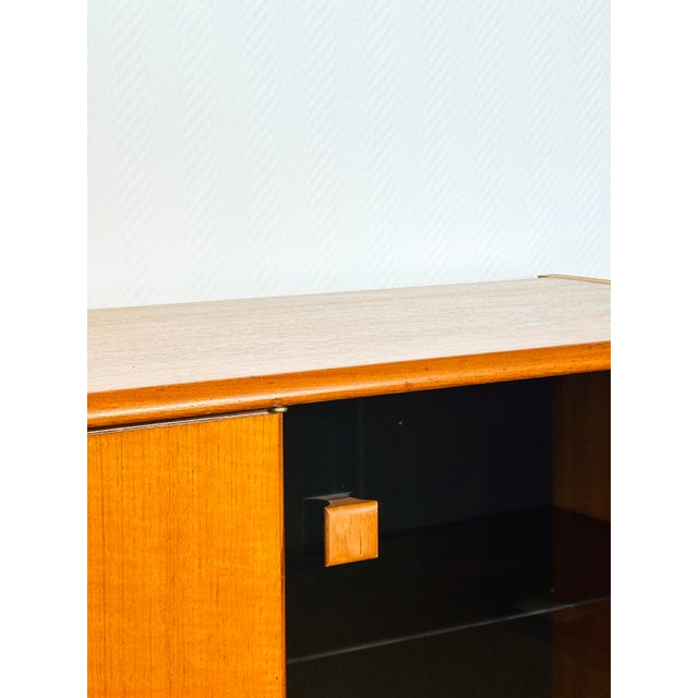 Tall Scandinavian Teak Sideboard, 1960s For Sale - Image 9 of 18