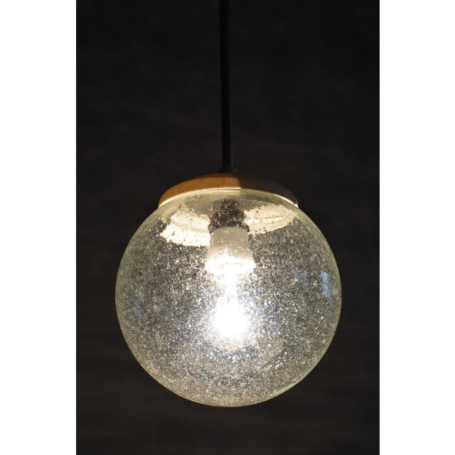 Silver Mid-Century Chandelier in Chromed Steel, Plastic and Glass, Czech, 1960s For Sale - Image 8 of 9