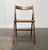 Set of Mid-Century Wooden Folding Chairs with Viennese Wicker Seats, 1960s For Sale - Image 15 of 18