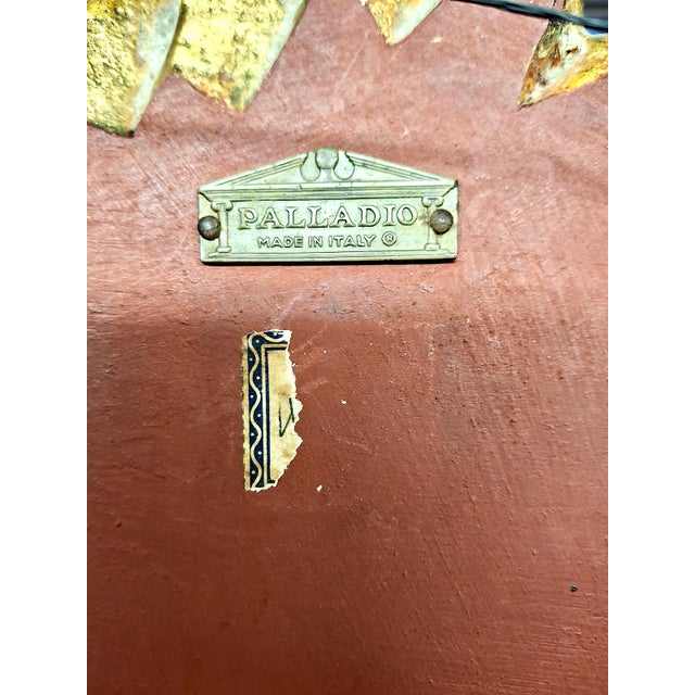 Wood Eagle Wall Plaque in Gilt Wood by Palladio of Italy For Sale - Image 7 of 7