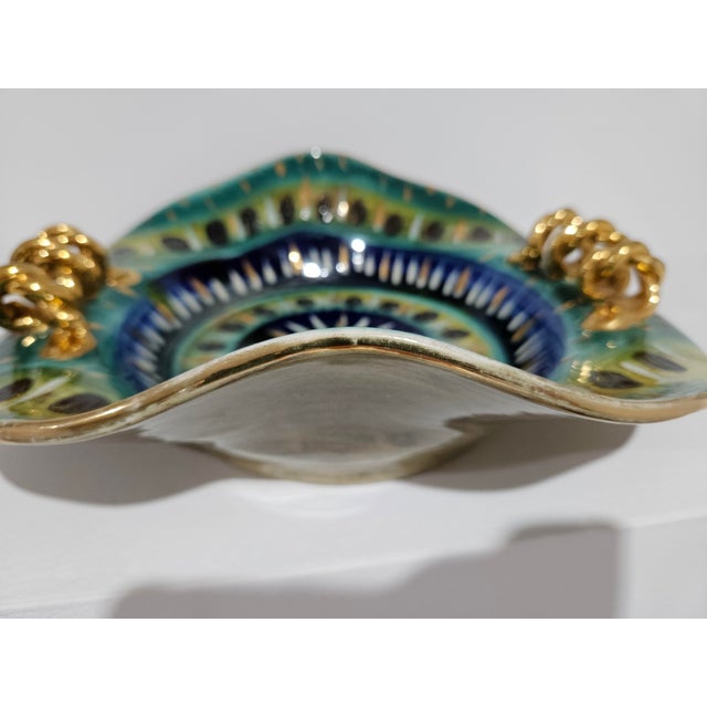 Ceramic Plate from H. Bequet Quaregnon, Belgium, 1950s For Sale - Image 9 of 15