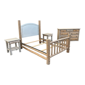 Stunning Bedroom Set, Solid Wood, Intricate Design, Queen
