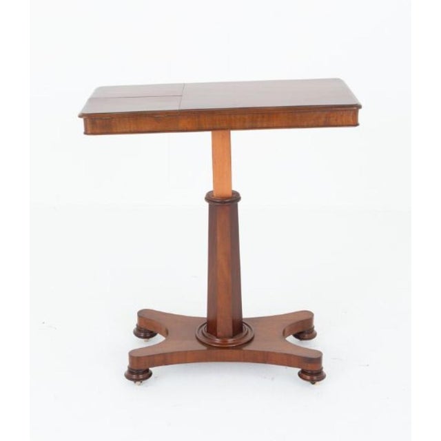 Victorian Reading Table in Mahogany, 1870s For Sale - Image 3 of 6