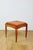 1970s Stool with Orange Brick Boucle Seat by Edmund Homa, 1970s For Sale - Image 5 of 7