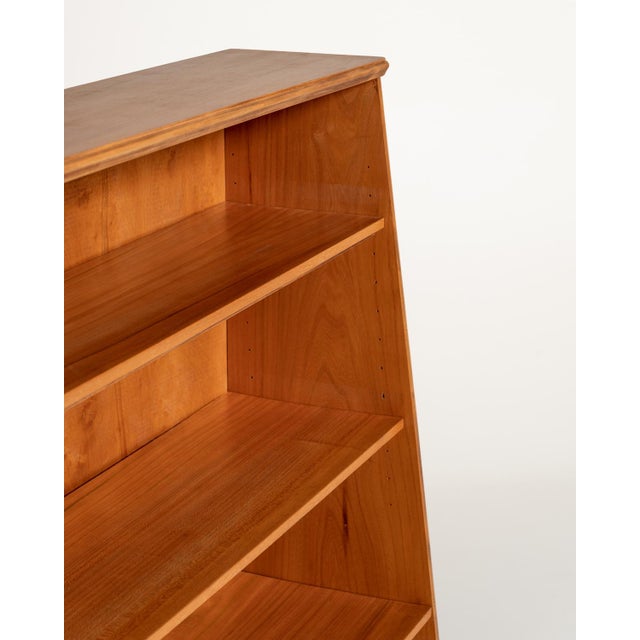 Wood Vintage Scandinavian Elm Bookcase, 1940s For Sale - Image 7 of 8