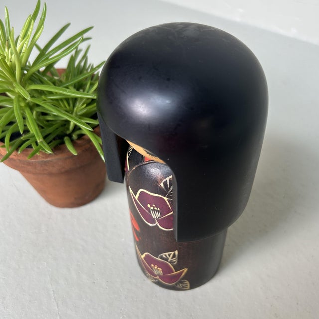 Wood Vintage Kokeshi by Miyashita Hajime, 1970s For Sale - Image 7 of 9