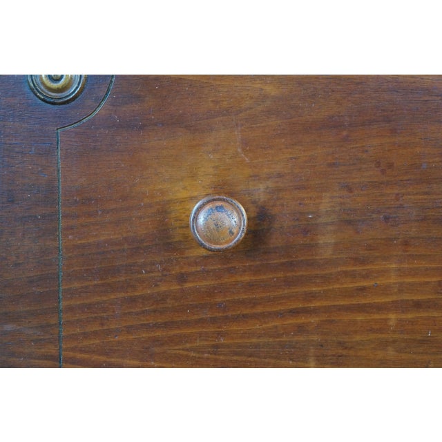Antique Knox-Hutchins Burled Walnut 4 Drawer Dresser With Mirror & Jewelry Boxes For Sale - Image 12 of 18