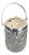 Antique George V Cut Glass Biscuit Barrel with Sterling Silver Mount, 1919 For Sale