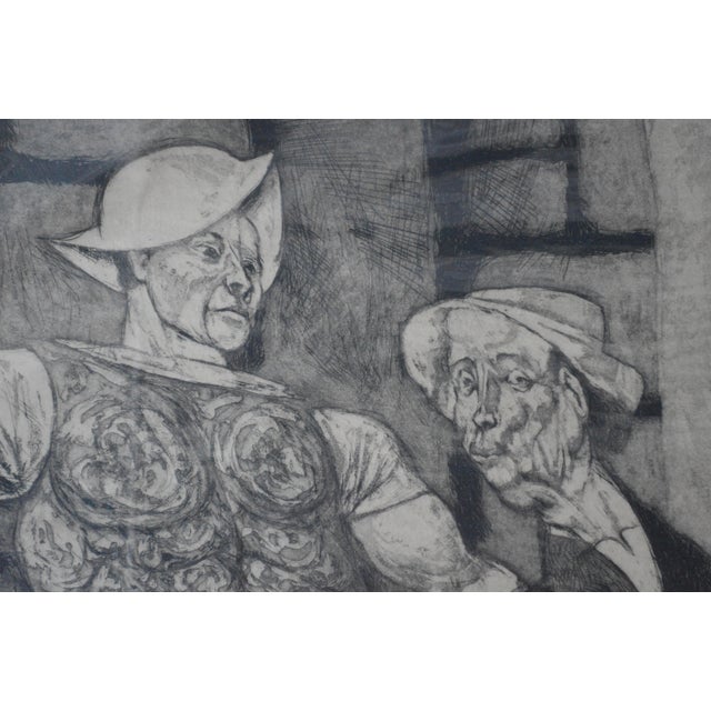 1960s Federico Castellon Original Etching and Aquatint Signed #'D For Sale - Image 5 of 6