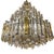 Crystal Chandelier with Gold Accents by Paolo Venini, 1960s For Sale - Image 4 of 5