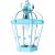 Vintage Style Solid Brass Verdigris Hanging Lantern - Restored & Rewired For Sale