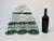 Vintage Green Scrollwork Metal Tiered Display Stand For Sale - Image 9 of 9