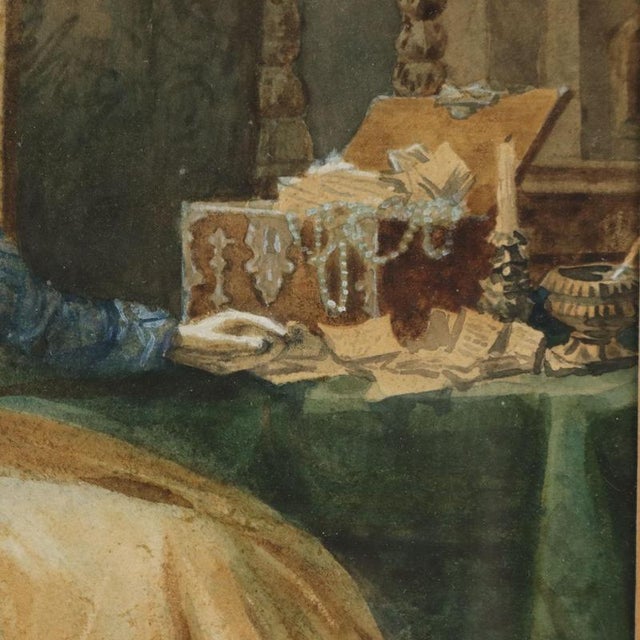 Pietro Michis, Untitled, Mixed Media on Paper, Framed For Sale - Image 5 of 13