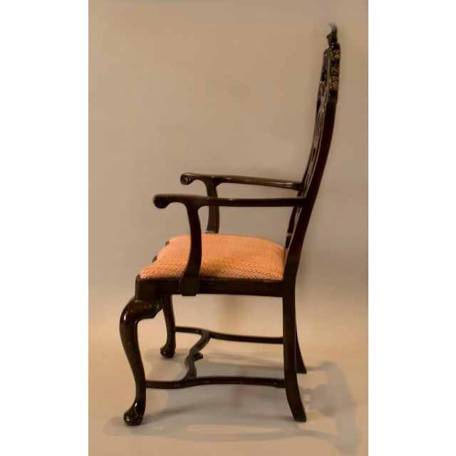 Brown 10 Portuguese Rococo Dining Chairs in Jacaranda Wood - 6 18th C. 4 20th C. For Sale - Image 8 of 15