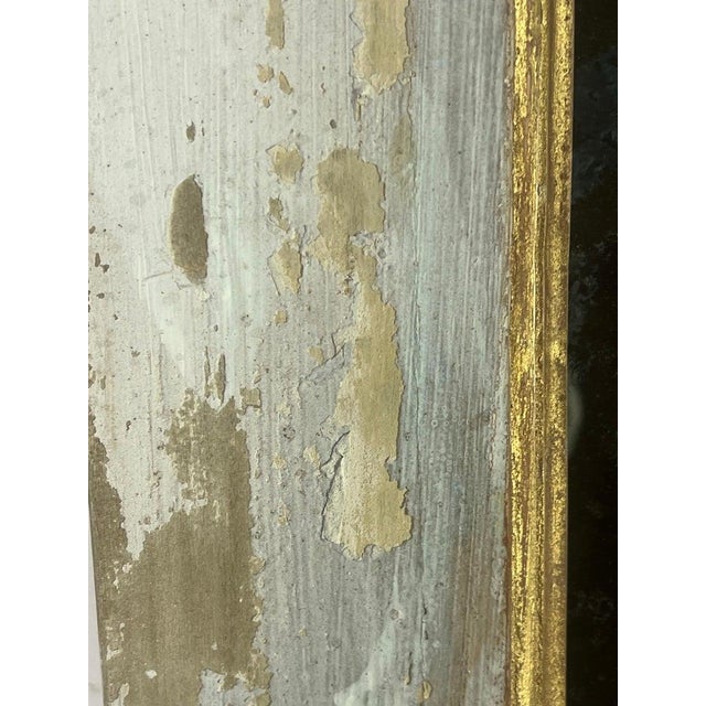 19th C. Painted & Parcel Gilt Mirror For Sale - Image 14 of 15