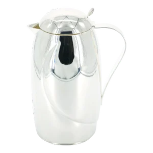 Italian Silver Plated Exterior Insulated Interior Hot / Cold Thermos