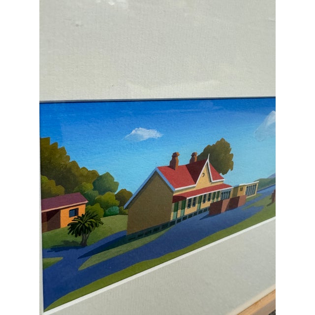 2000 - 2009 Steve Howie Signed Tasmania, Australia Architectural Artworks, Set of 3 For Sale - Image 5 of 12